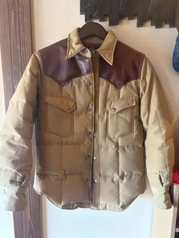 sugar cane 다운 자켓 베이지/브라운 size S