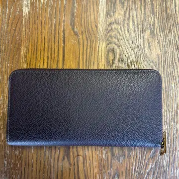 다크 브라운 가죽 장지갑