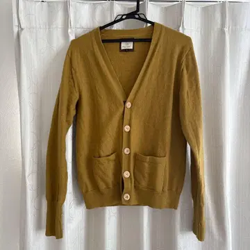 BEAUTY&YOUTH 머스타드 가디건 XL