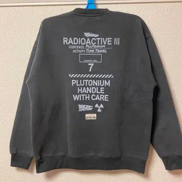 백 투 더 퓨처 맨투맨 남성용 L