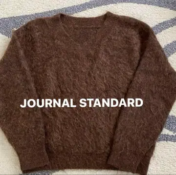 JOURNAL STANDARD 브라운 긴팔 니트