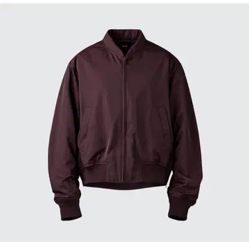 [택 포함 새상품] UNIQLO :C 보머 자켓 와인 XL 사이즈