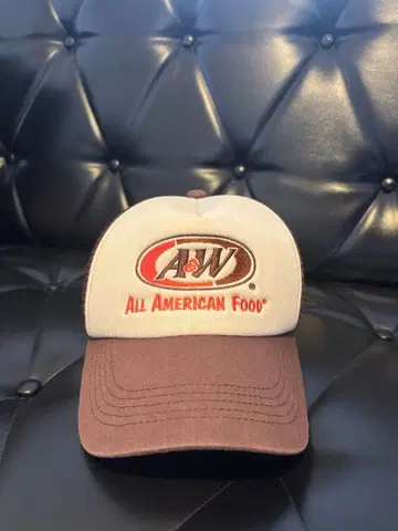 A&W 메쉬 캡 베이지/브라운