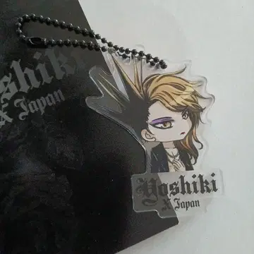 YOSHIKI 아크릴 키 홀더 [성게머리] X JAPAN