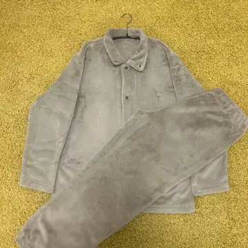 무인양품 입는 담요 스탠드 카라 긴팔 파자마 신사 M 사이즈
