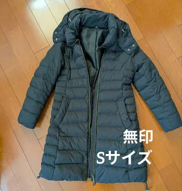 MUJI 후드 부착 롱 다운 자켓 S 사이즈 블랙