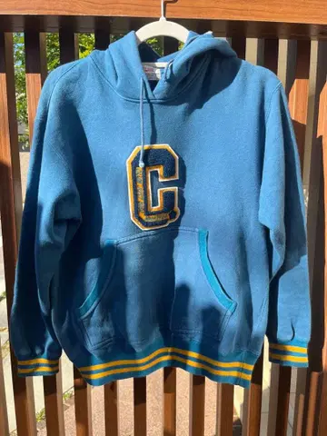 구제 의류 빈티지 후드티 90s 좋은 배색 칼리지