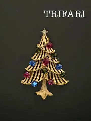 lotuscloud 2541 TRIFARI 트리파리 빈티지 브로치