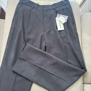 THE SHINZONE 다크 그레이 슬랙스 36