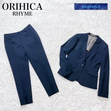 새상품급 오리히카 라임 팬츠 수트 셋업 워셔블 최근 모델