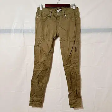 새상품급 True Religion 카키 팬츠 29인치 심플 스키니