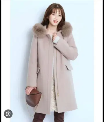 JUSGLITTY 3way 코트 모카 핑크 2(M)