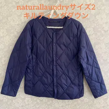 naturallaundry 네이비 퀼팅 다운 사이즈 2