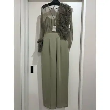 새상품 러그나문 M 프릴 튤 콤비네종 결혼식 드레스