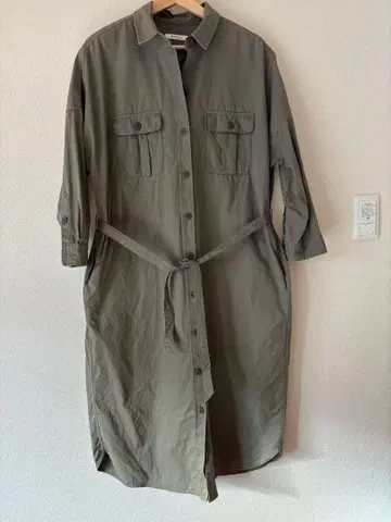 SHIPS Days 카키 셔츠 원피스