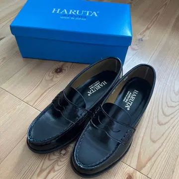 HARUTA 블랙 로퍼 24EE 키즈 여성용