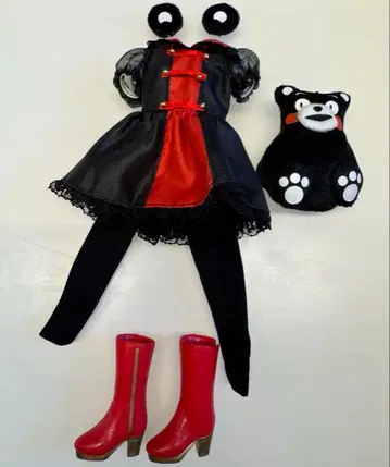 타카라토미/쿠마몬 x 리카짱/옷 갈아입기 의류 세트