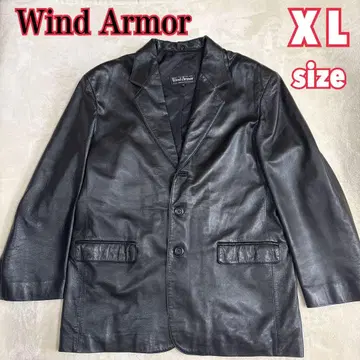 WIND ARMOR 테일러드 자켓 이탈리아제 블랙 램 가죽