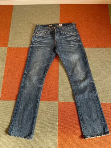 ADRIANO GOLDSCHMIED 스트레이트 데님 다크 블루