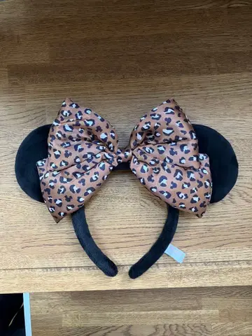 미니 마우스 레오파드 무늬 머리띠