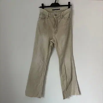 FRAMeWORK 플레어 데님 라이트 베이지