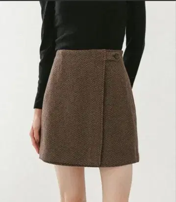 Heather 헤더 랩 미니 스커트 M