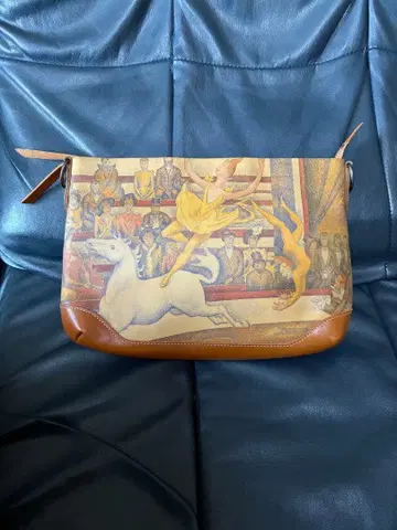 히라메키 아트 가죽 숄더백 미니백 수라