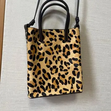UN BILLION S.A. 레오파드 무늬 숄더백