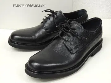 엠포리오 아르마니 경량 쿠션 밑창 플레인토 옥스퍼드 블랙