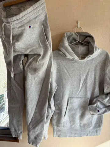 가격 인하!! Champion 후드티 L 맨투맨 팬츠 XL 셋업