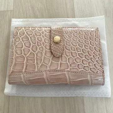 [ 새상품 ] 크로커다일 이단 접이식 지갑 컴팩트 슬림