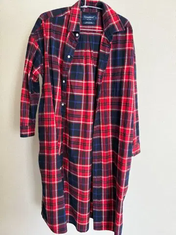 Gymphlex 체크 무늬 셔츠 원피스