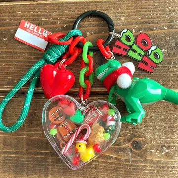 주렁주렁 키링 크리스마스 렉스