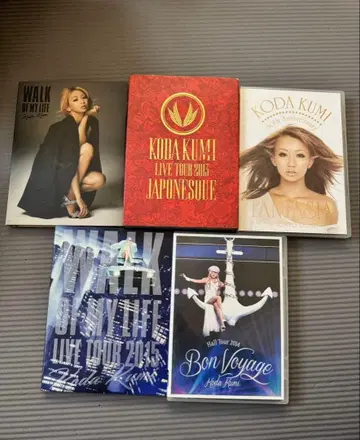 코다 쿠미 라이브 DVD 5장 세트