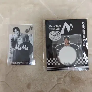 SnowMan 메구로 렌 클리어 스티커, 거울 스티커