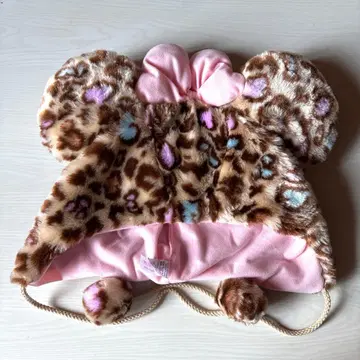 디즈니 팬캡 레오파드 무늬