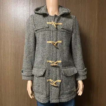 [ 구제 의류 ] TOMMY HILFIGER 헤링본지 더플 코트