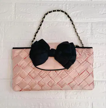 [ 미사용 새상품 ] aquagirl 파티 백 더스티 핑크