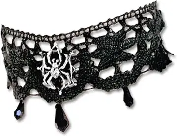 ALCHEMY GOTHIC: ARACHNATHEA LACE CHOKER