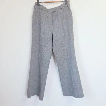 더블 그레이 팬츠 38 사이즈 일본제 와이드 M