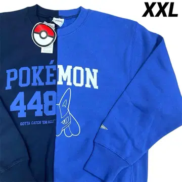 새상품 포켓몬스터 헤비웨이트 맨투맨 풀오버 루카리오 XXL