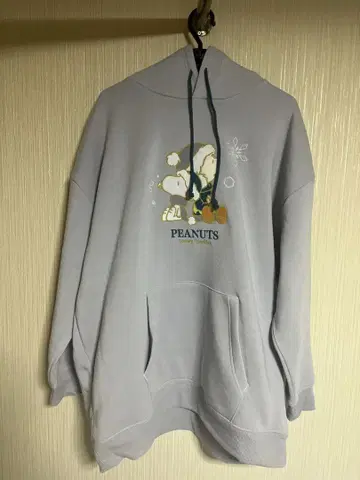 유니버셜 스튜디오 스토어 한정판 PEANUTS 스누피 오버 사이즈 후드티