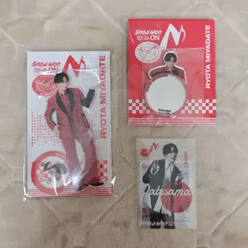 Snow Man 미야타테 료타 아크릴 스탠드 클리어 스티커 거울 스티커