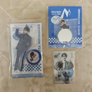 Snow Man 와타나베 쇼타 아크릴 스탠드 클리어 스티커 미러 스티커