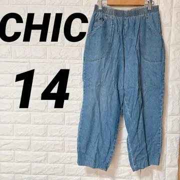 CHIC [ 14 ] 라이트 블루 데님 팬츠