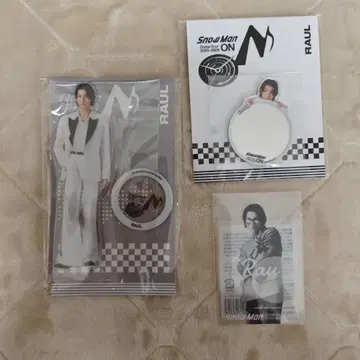 Snow Man 라울 아크릴 스탠드 클리어 스티커 미러 스티커