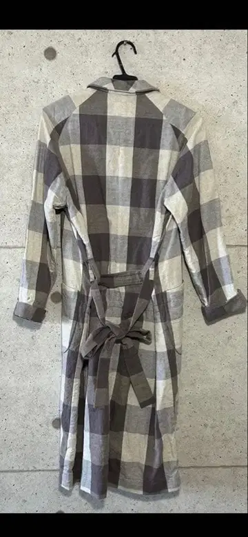 KLASICA 클래시카 체크 무늬 코트 free 사이즈