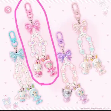 헬로키티 메조피아노 리본 포함 아크릴 키링
