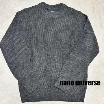 [새상품] nano universe 다크 그레이 니트 스웨터