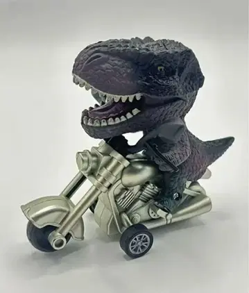 브라운 티라노사우루스 바이크 피규어